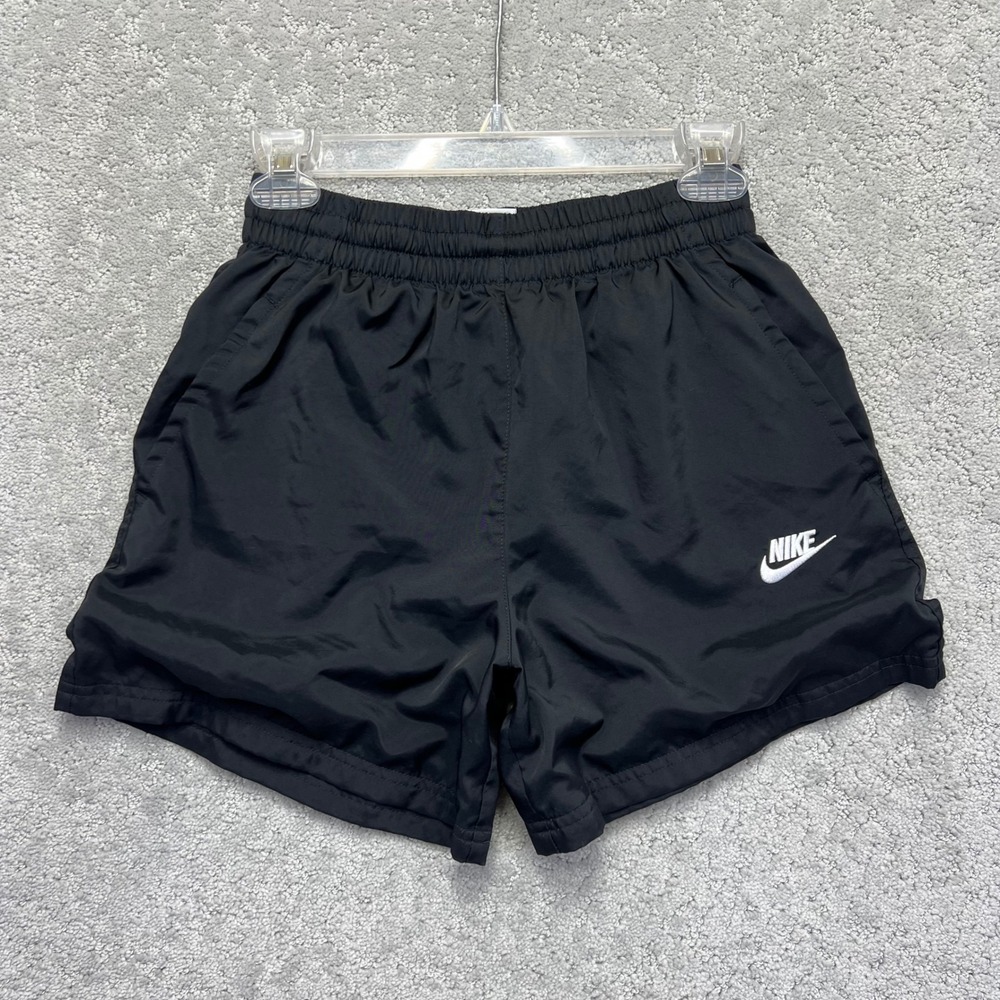 Nike Shorts Big Kids Large Black Woven Mesh Lined Pockets Lightweight HF8134-010